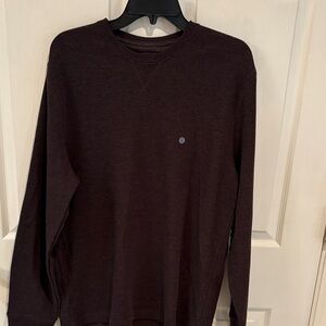 Eddie Bauer Men's Rich Brown Crewneck Sweater